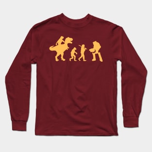 T Rex vs Robot Long Sleeve T-Shirt